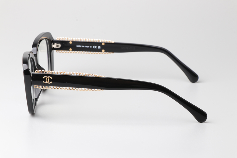 CH3461 Eyeglasses Black Gold
