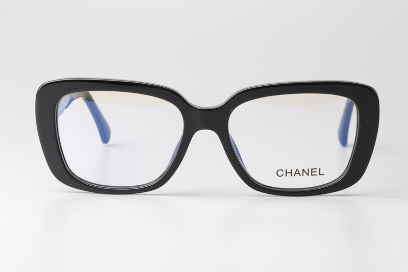 CH3461 Eyeglasses Black Silver