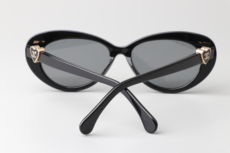 CH3466 Sunglasses Black Gray