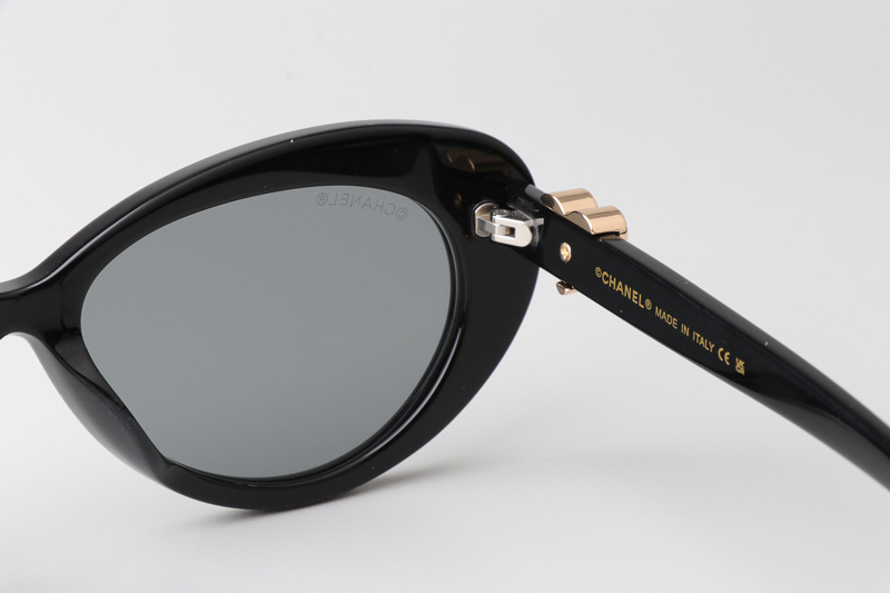 CH3466 Sunglasses Black Gray