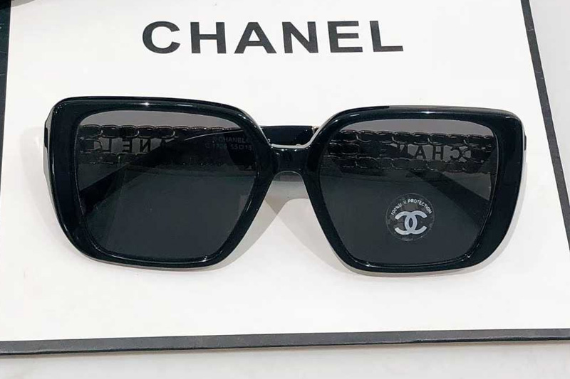 CH3486 Sunglasses Black Gray