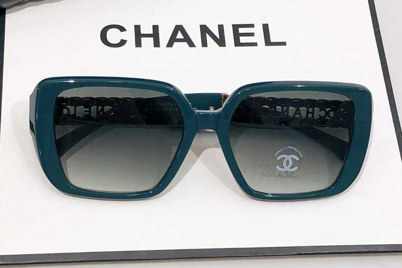 CH3486 Sunglasses Green Gradient Green