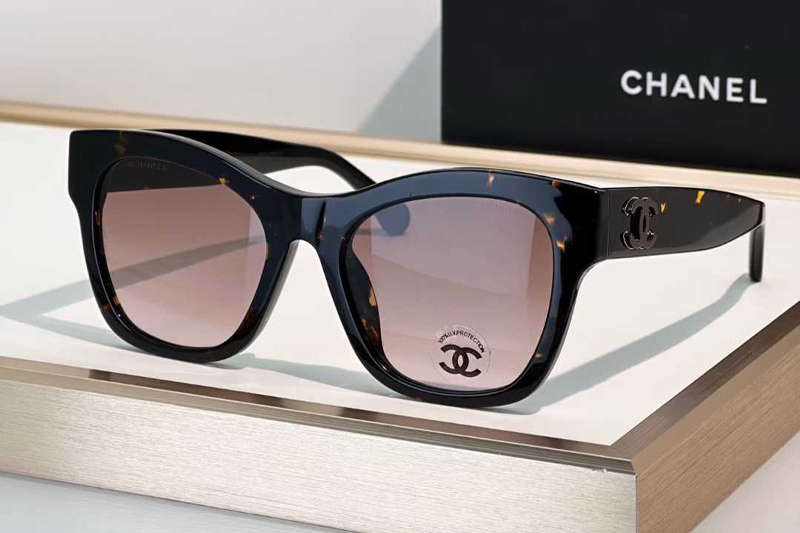 CH3498 Sunglasses Tortoise Gradient Brown