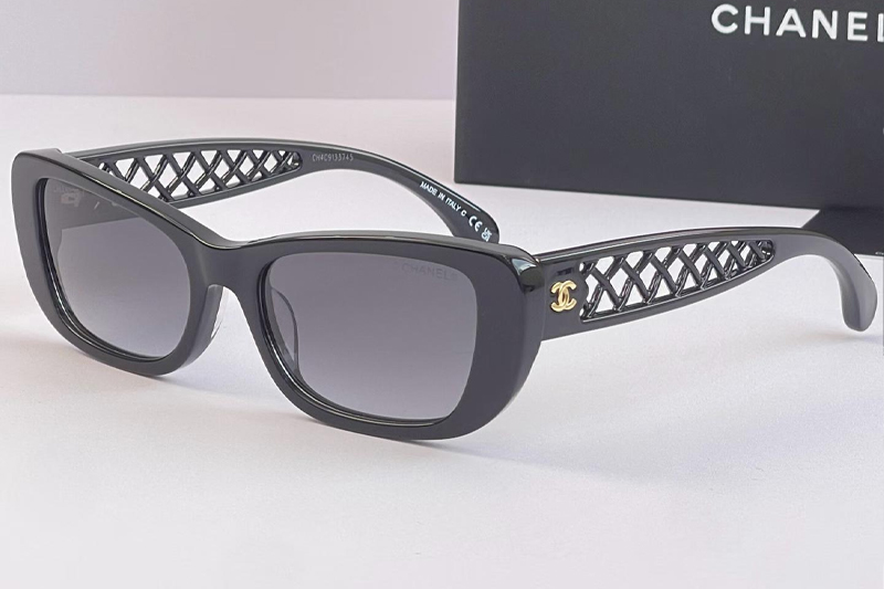 CH3506 Sunglasses Black Gradient Gray