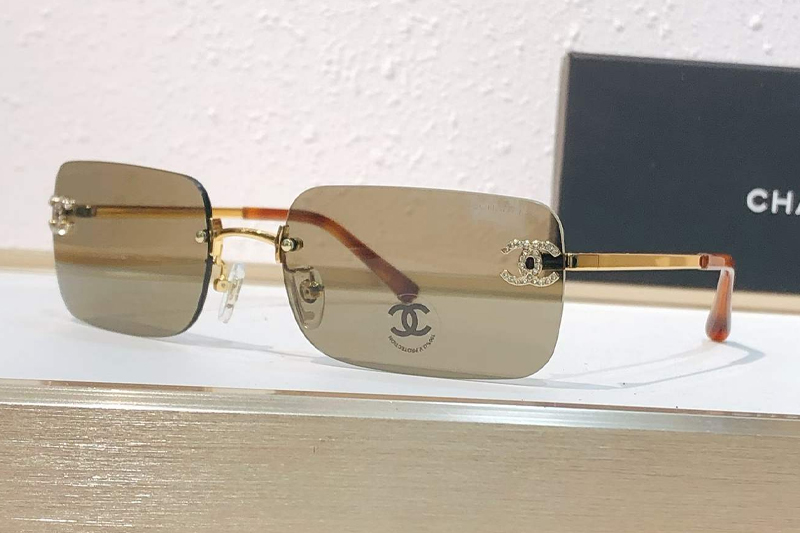 CH4017-D Sunglasses Gold Brown