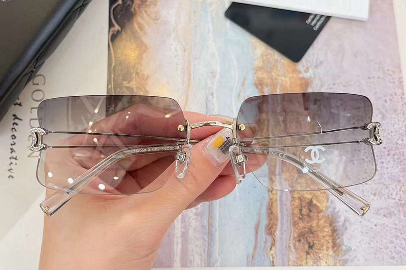 CH4050B Sunglasses Silver Gradient Gray