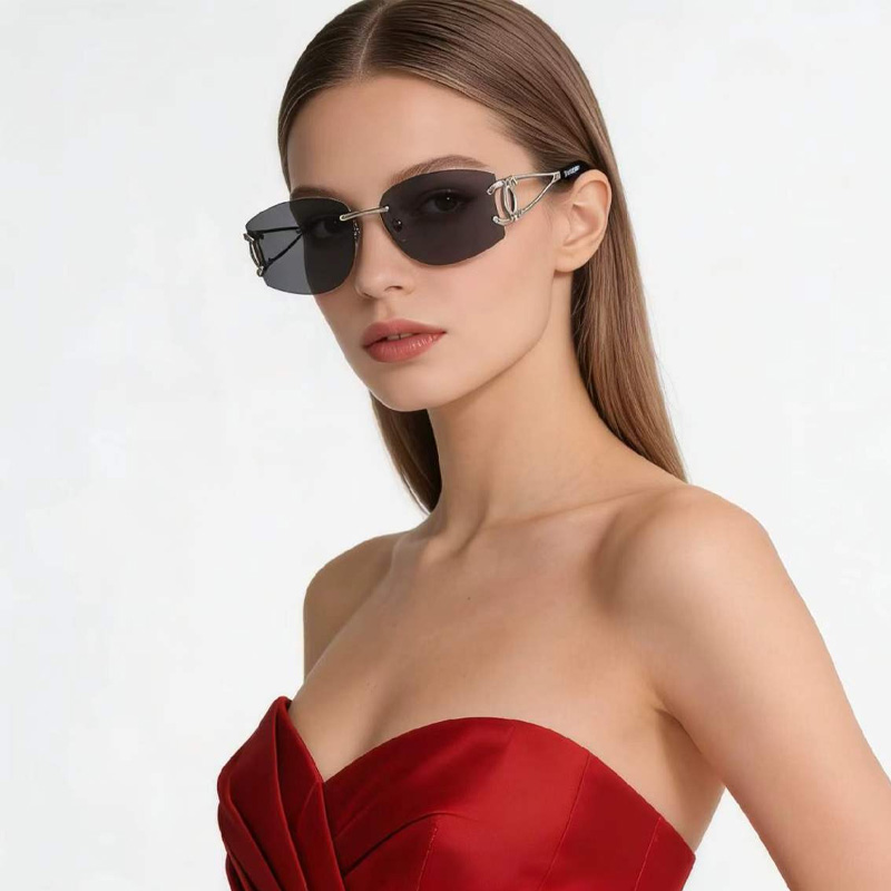 CH4087 Sunglasses Silver Gray