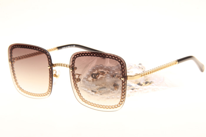CH4244 Sunglasses In Gold Gradient Brown
