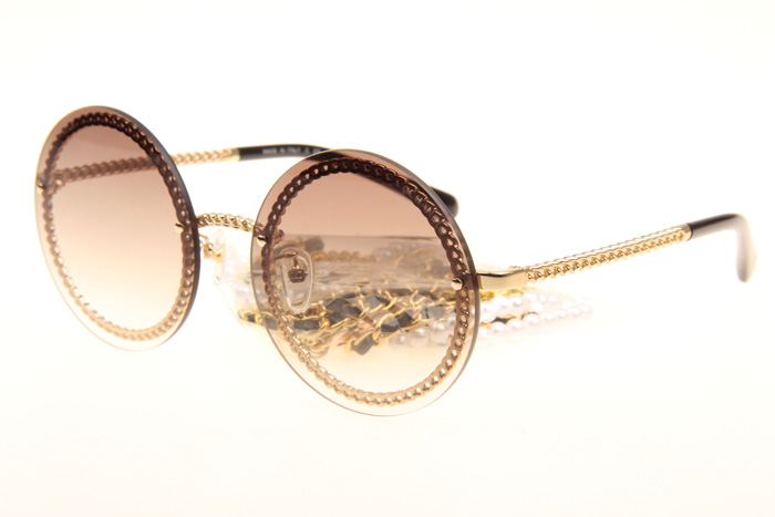CH4245 Sunglasses In Gold Gradient Brown