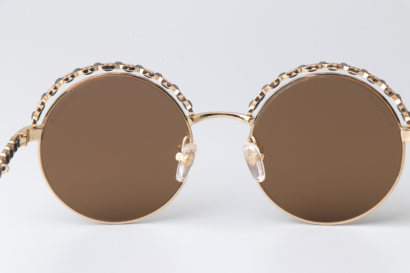 CH4265Q Sunglasses Gold Tortoise Brown