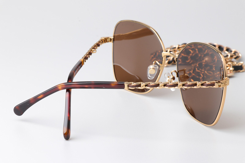 CH4276Q Sunglasses Gold Brown