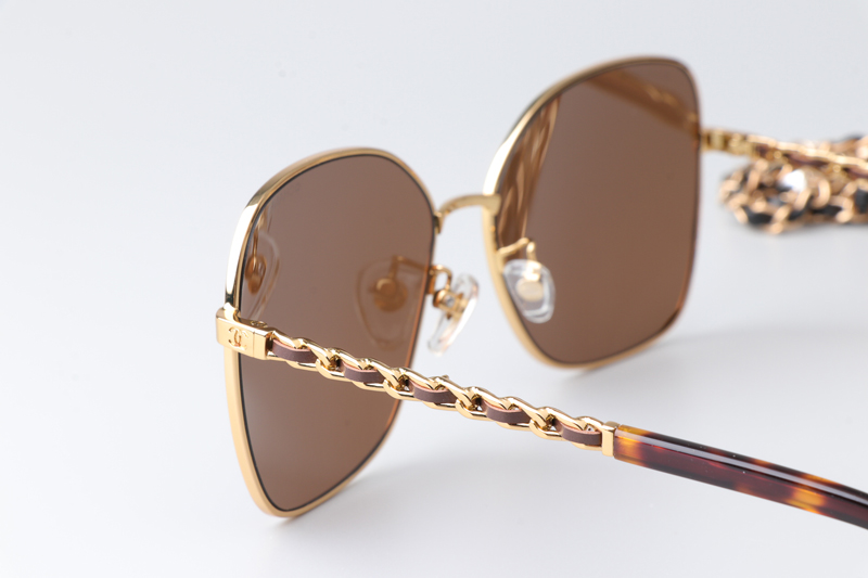 CH4276Q Sunglasses Gold Brown