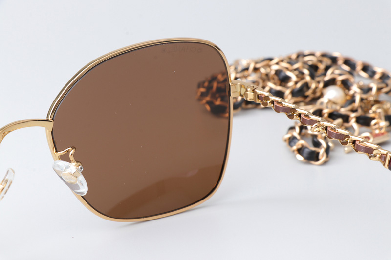 CH4276Q Sunglasses Gold Brown