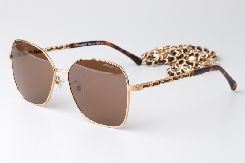 CH4276Q Sunglasses Gold Brown