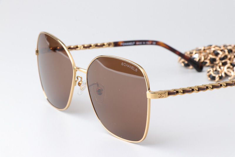 CH4276Q Sunglasses Gold Brown