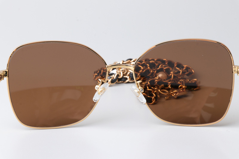 CH4276Q Sunglasses Gold Brown