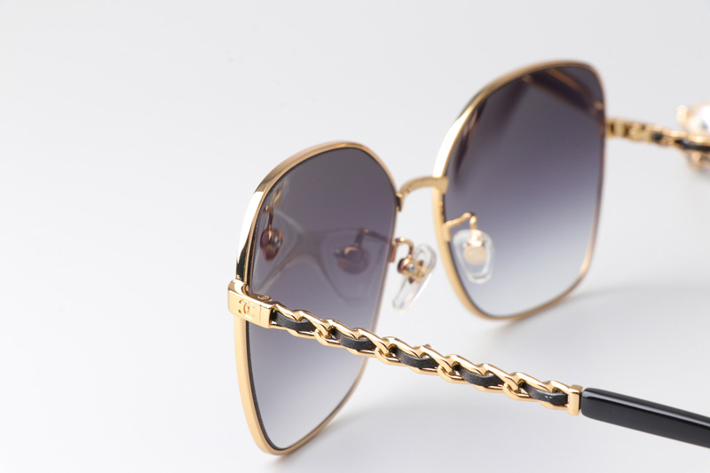 CH4276Q Sunglasses Gold Gradient Gray