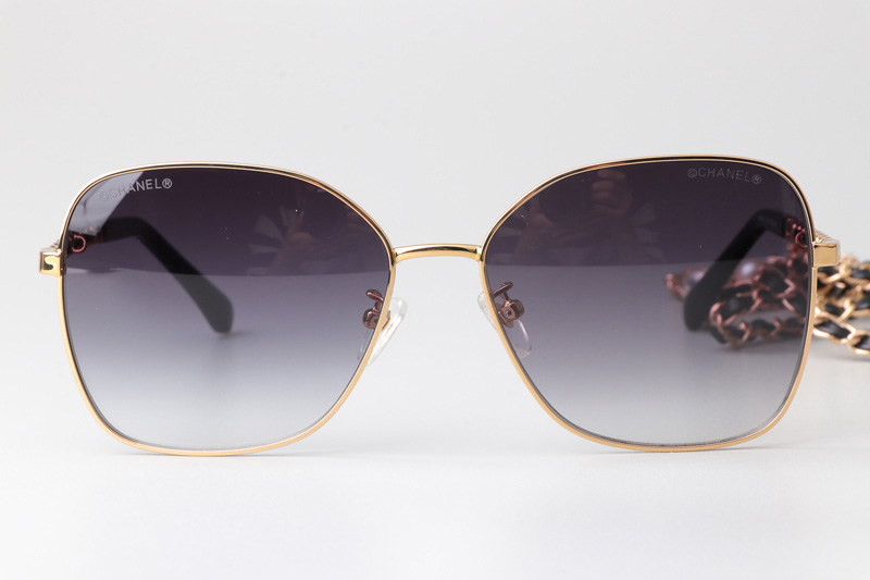 CH4276Q Sunglasses Gold Gradient Gray