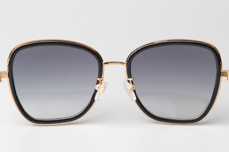 CH4277 Sunglasses Black Gold Gradient Gray