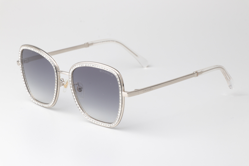 CH4277 Sunglasses Silver Gradient Gray