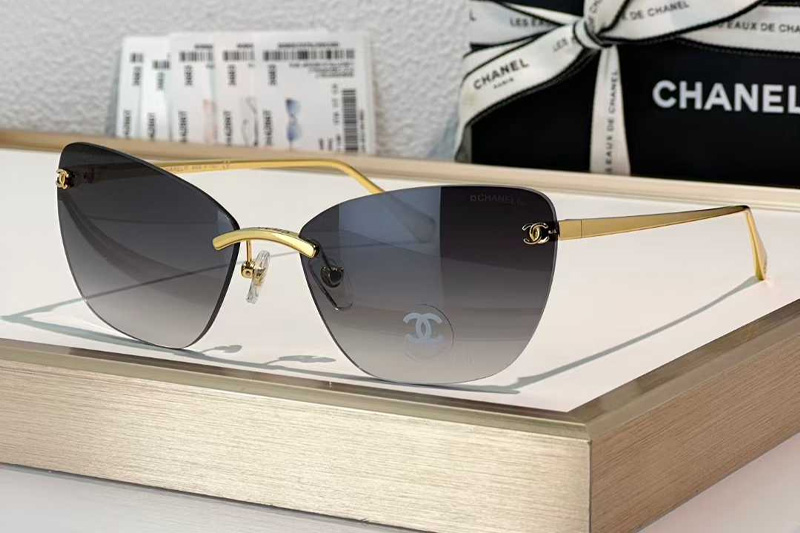 CH4286T Sunglasses Gold Gradient Gray