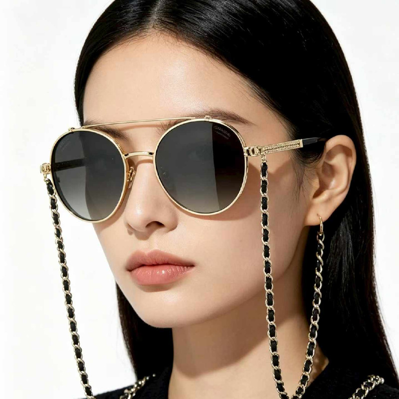 CH4291 Sunglasses Gold Gradient Gray