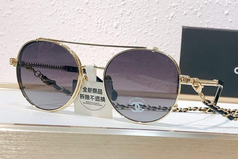 CH4291 Sunglasses Gold Gradient Gray