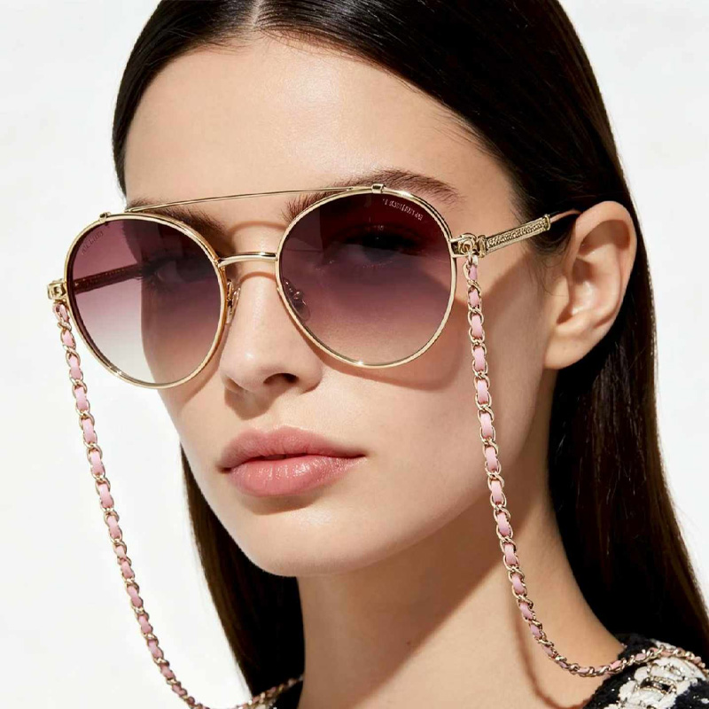 CH4291 Sunglasses Gold Gradient Pink