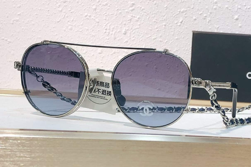 CH4291 Sunglasses Silver Gradient Gray