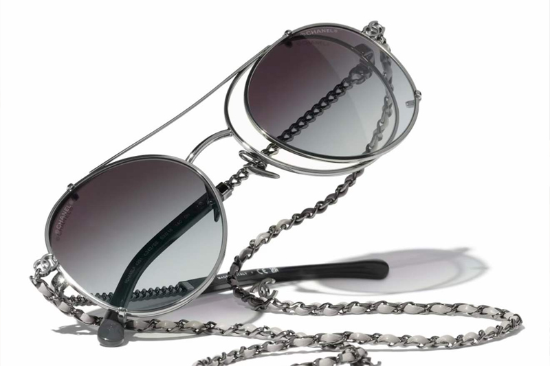 CH4291 Sunglasses Silver Gradient Gray