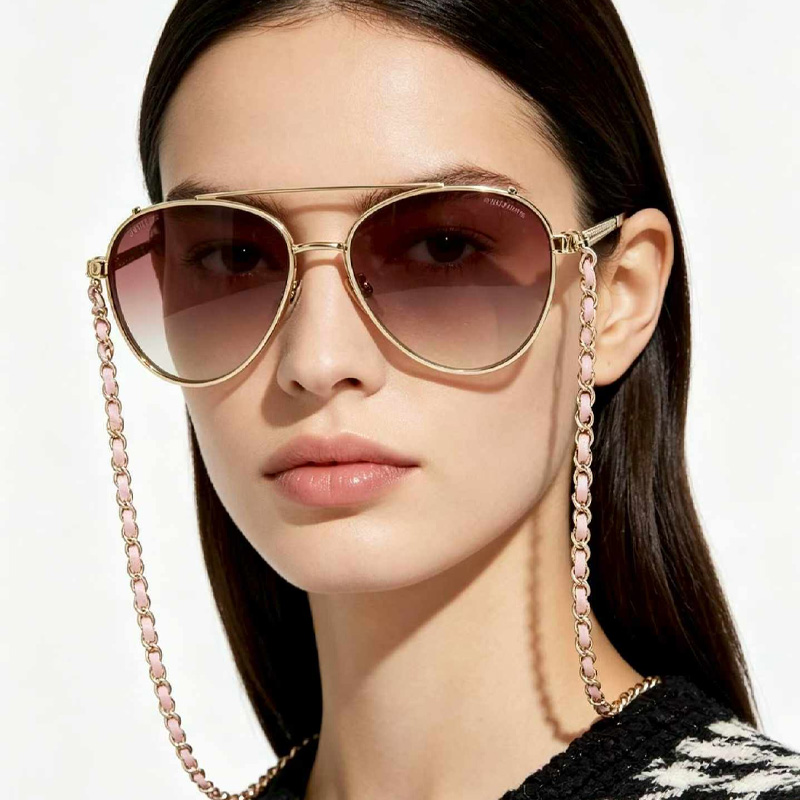 CH4292 Sunglasses Gold Gradient Pink