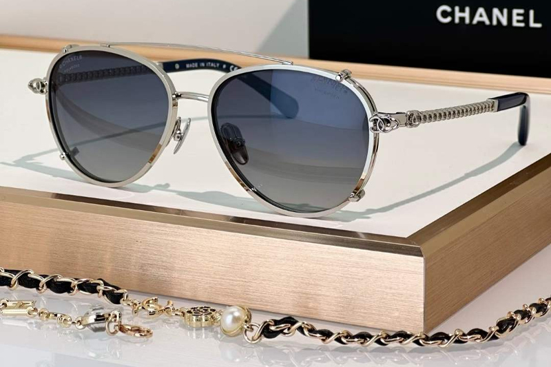 CH4292 Sunglasses Silver Gradient Gray