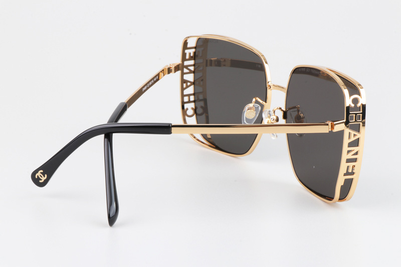 CH4581 Sunglasses Gold Black Gray