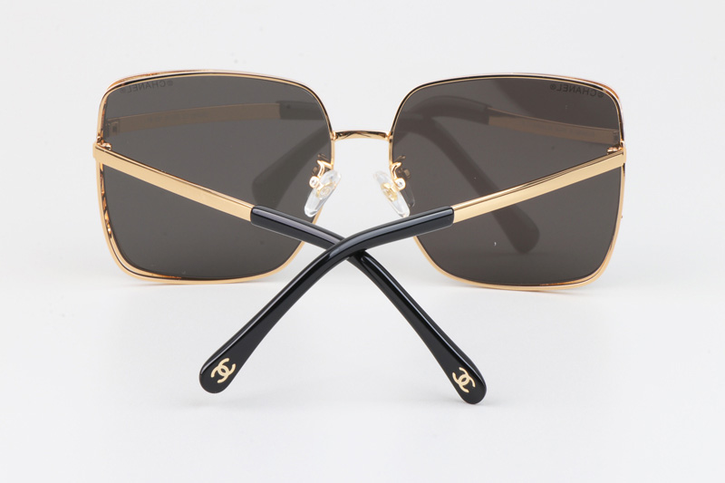 CH4581 Sunglasses Gold Black Gray