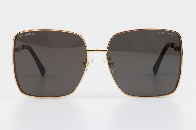 CH4581 Sunglasses Gold Black Gray