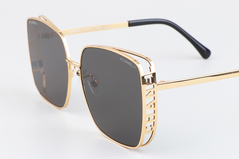 CH4581 Sunglasses Gold Black Gray