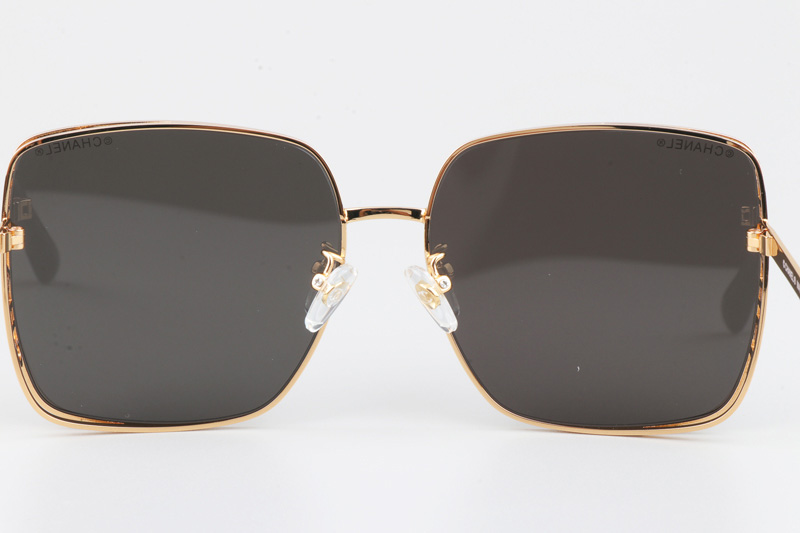 CH4581 Sunglasses Gold Black Gray