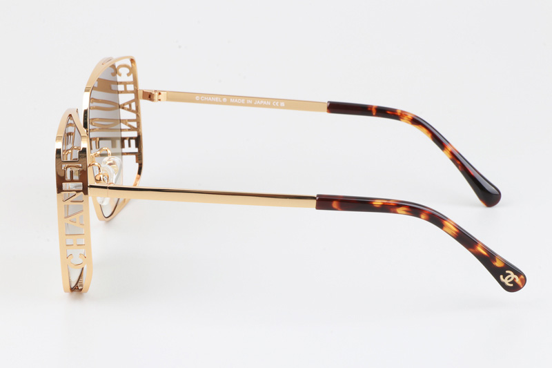 CH4581 Sunglasses Gold Tortoise Gradient Brown