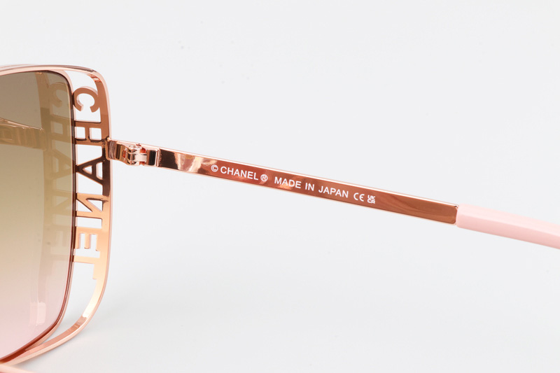 CH4581 Sunglasses Rose Gold Gradient Brown