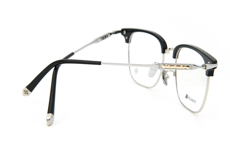 CH5166 Eyeglasses Black Silver