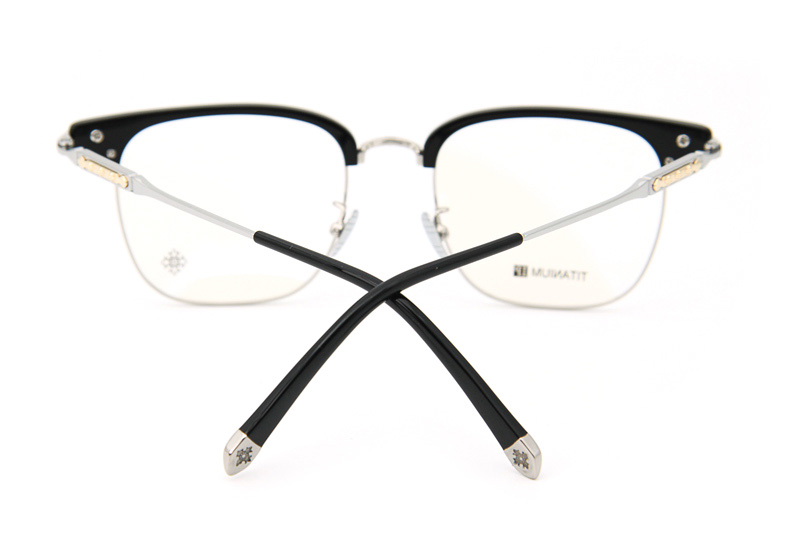 CH5166 Eyeglasses Black Silver