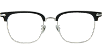 CH5166 Eyeglasses Black Silver