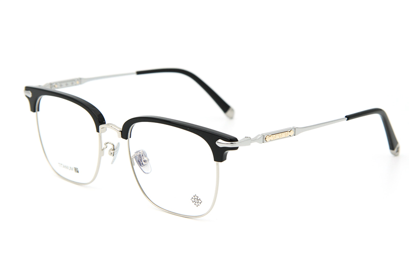 CH5166 Eyeglasses Black Silver