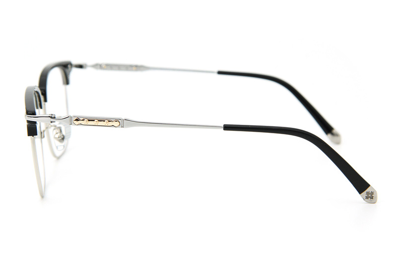 CH5166 Eyeglasses Black Silver