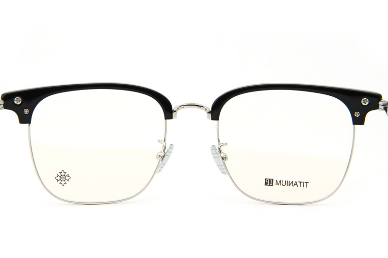 CH5166 Eyeglasses Black Silver