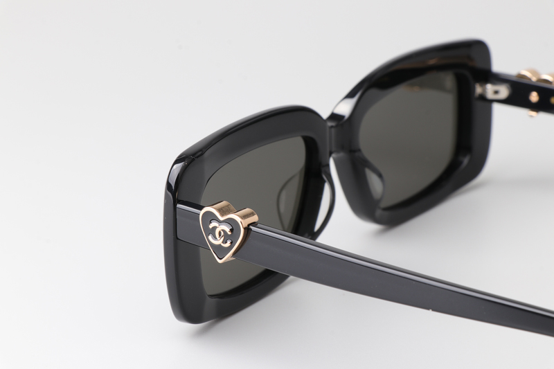 CH5220 Sunglasses Black Gray