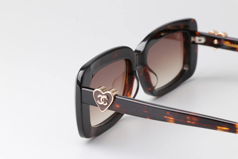 CH5220 Sunglasses Tortoise Gradient Brown