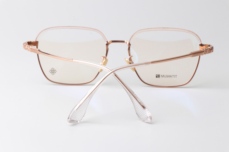 CH5256 Eyeglasses Clear Rose Gold