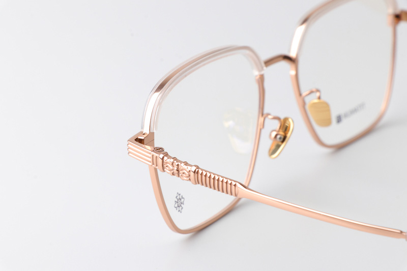 CH5256 Eyeglasses Clear Rose Gold