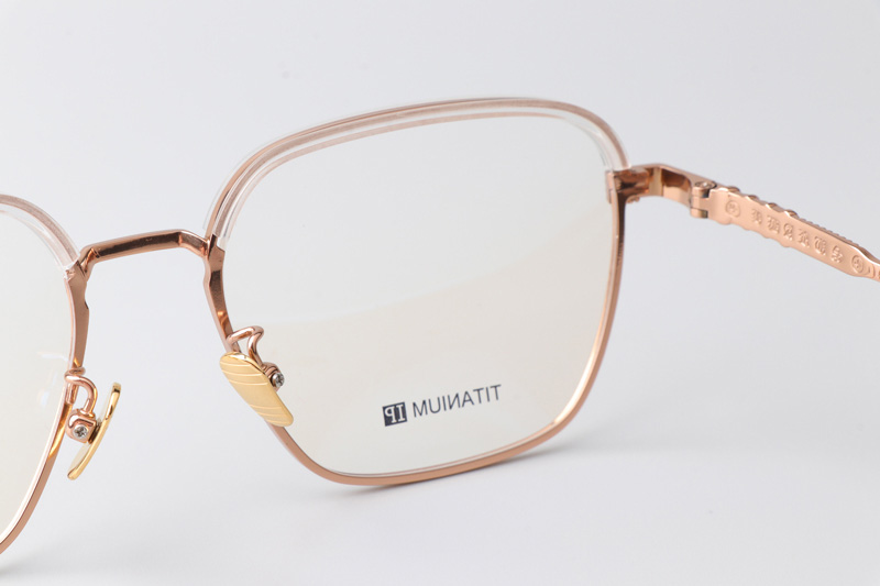 CH5256 Eyeglasses Clear Rose Gold